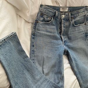 AGOLDE SIZE 24 LIGHT FADE RILEY